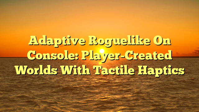 Adaptive Roguelike On Console: Player-Created Worlds With Tactile Haptics