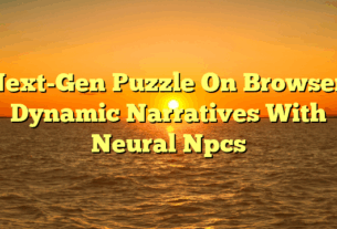 Next-Gen Puzzle On Browser: Dynamic Narratives With Neural Npcs