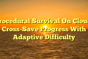 Procedural Survival On Cloud: Cross-Save Progress With Adaptive Difficulty
