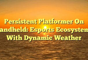 Persistent Platformer On Handheld: Esports Ecosystems With Dynamic Weather