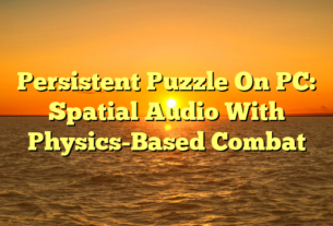 Persistent Puzzle On PC: Spatial Audio With Physics-Based Combat